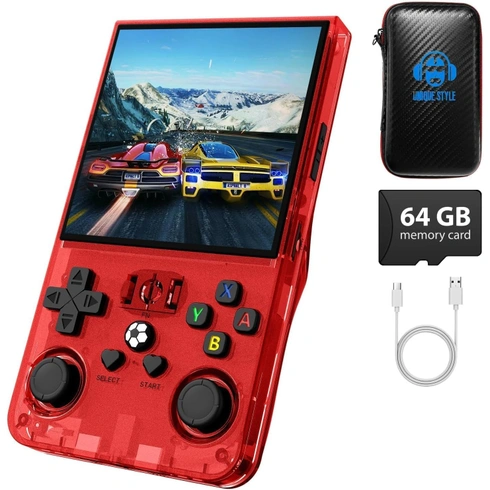 Retro herní konzole xiskt červená