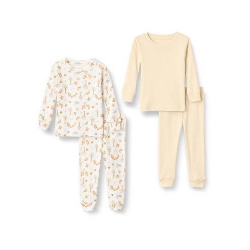 Dámska pyžamová sada s dlhým rukávom od Amazon Essentials x Sofia Grainge Henley, sada 2 ks, pre