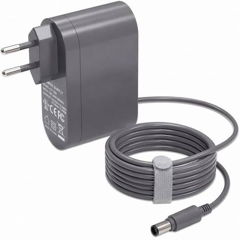 Nabíjačka 16,75 V/24,35 V pre Dyson DC30 DC31 DC34 DC35 DC44 DC45 DC56 DC57 sivá
