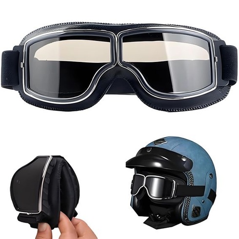 Retro vetruodolné motocyklové okuliare pre vonkajšie športy