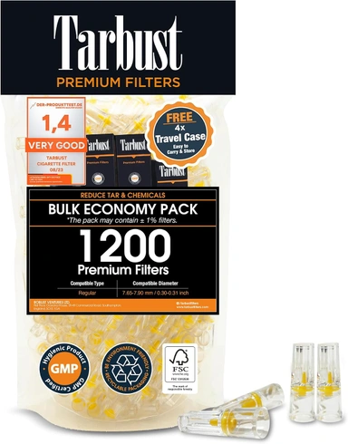 Cigaretové filtry Tarbust 1200 ks