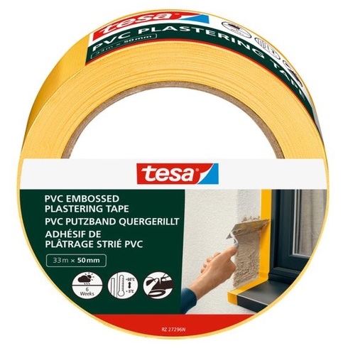 Tesa PVC omietacia páska s reliéfom - Omietacia páska s vysoko kvalitným PVC podkladovým materiálom,
