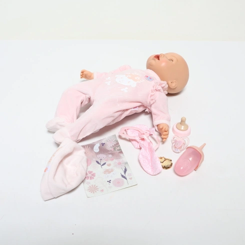BABY Born Annabell 43 cm - Mäkká bábika so 7 elektronickými funkciami a zvukom - Vhodná pre deti od