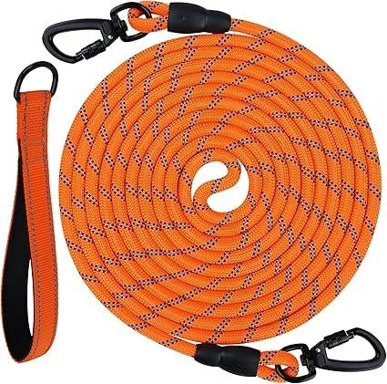 Joytale dlhé vodítko pre psa, 5m stopovacie vodítko, oranžové 5M*1CM oranžové