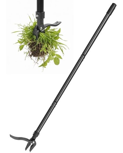 Stojanový vytrhávač buriny 114 cm – 4 pazúry, vytrhávač buriny s kovovou rukoväťou, efektívny