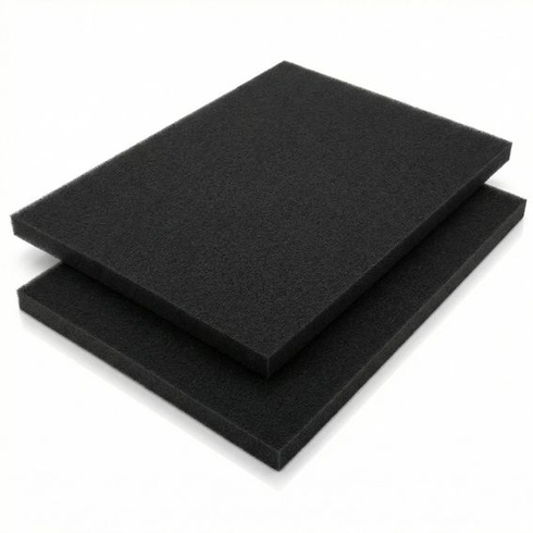 2 ks penových vzduchových filtrov 300x210x5 mm, vzduchová filtračná podložka, penová vložka