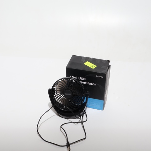 Stolný ventilátor OCOOPA, malý ventilátor s výkonným vzduchom a tichou prevádzkou, nastaviteľná