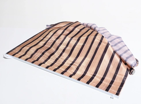 Závesy bronzová čierna 690 x 245 cm