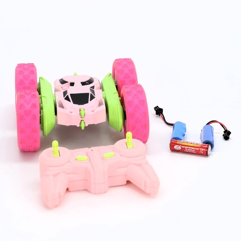 MidiVix auto na diaľkové ovládanie, 2,4 GHz obojstranné 360 ° otočné RC crawler s svetlometmi a svetlami