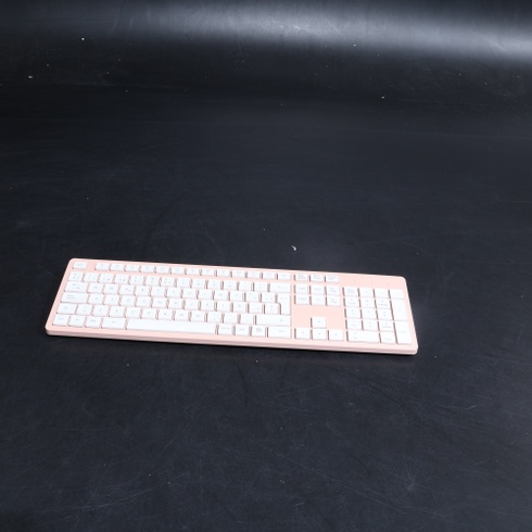 Bezdrôtová klávesnica LeadsaiL, ružová, QWERTY klávesnica, španielska klávesnica, USB, ergonomická,