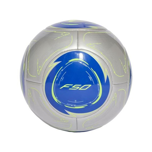 Adidas Unisex Messi Club Ball 5 Strieborná metalíza / Lucid Blue / Solar Yellow