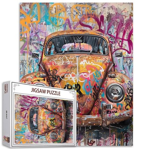 Tucocoo 1000dielne puzzle - Graffiti - Farba na veteránov - Pouličné umenie - Nástenné dekorácie - 10