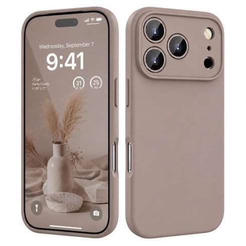 Silikónový kryt KEPEAK pre iPhone 17/18 Pro, sivý