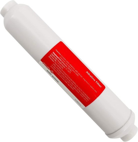 25cm alkalický filtr, pH+, s mineralizovanými kuličkami a kalcitem, pro filtraci vody a systémy