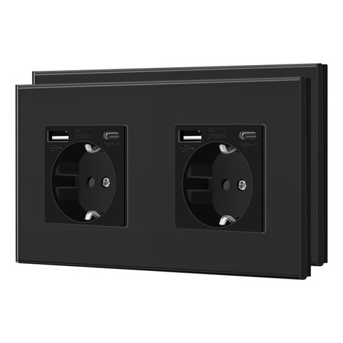 Zásuvka BSEED, štandard Schuko s 2,1A USB-C