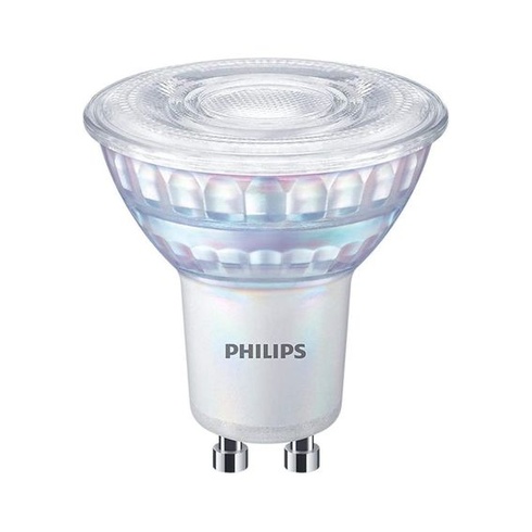 Philips GU10 / 5,5 W (ekvivalent 80 W) / 575 lm / 3000 K / uhol vyžarovania 36 stupňov / CRI90 /