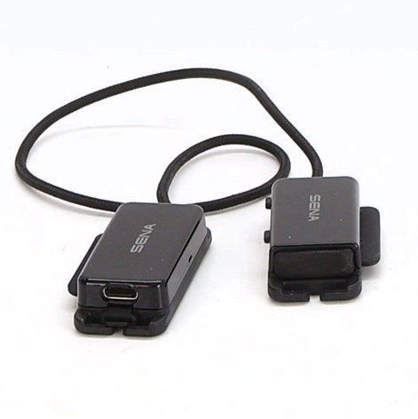 Čierny bluetooth intercom Sena