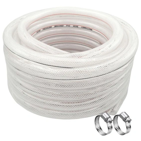 PVC hadice s textilní výztuhou 25 mm - Hadice na stlačený vzduch 1 palec Průhledná flexibilní