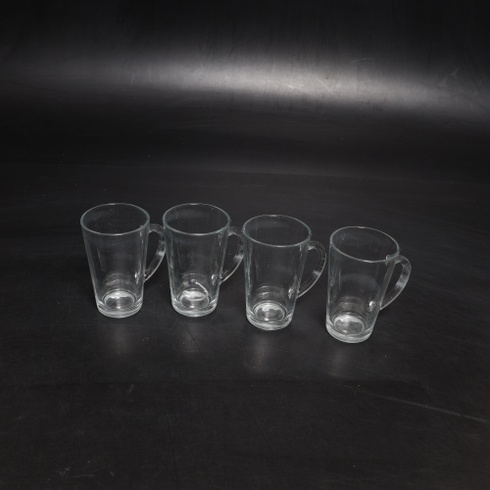 Glasmark KROSNO 1992 Sada sklenic na kávu, čaj, sklenice s uchem, 6 kusů, 300 ml, káva, čaj, latte,