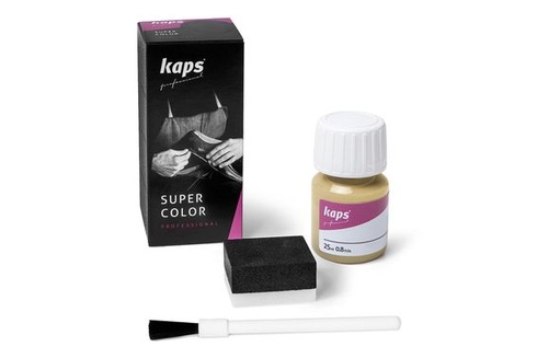 Kapsy Super Color Leather Dye pre prírodnú kožu, syntetiku a textil, farba na koži, 25 ml, krémová
