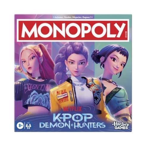 Dosková hra Monopoly KPop Demon Hunters FR