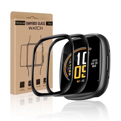 Ochranná fólia Bodyguard pre Versa 3/Sense 2, 3D zakrivené Ultra-HD tvrdené sklo proti poškriabaniu a