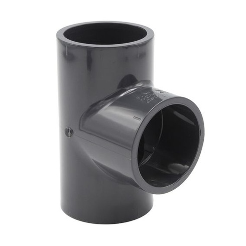 PVC T-kus 50 mm - svařovací hrdlo - 16 barů - bm069 50 mm 1