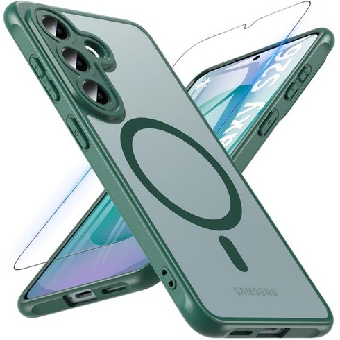 BESINPO Magnetické ochranné pouzdro pro Samsung Galaxy S26 s tvrzeným sklem, kompatibilní s