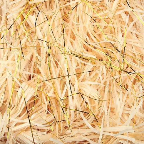 270g darčekový baliaci materiál, drvený papier na šampanské, drvený rafiový baliaci materiál, výplňový
