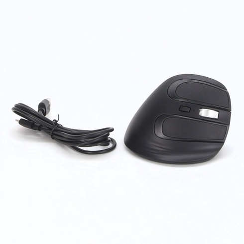 Ergonomická Bluetooth myš TECKNET, 2,4G dobíjacia bezdrôtová vertikálna myš s rozlíšením 4800 DPI,