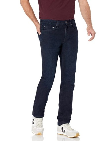 Pánske džínsy Amazon Essentials Slim-Fit - Ukončené farby 34W / 32L Modré farbenie