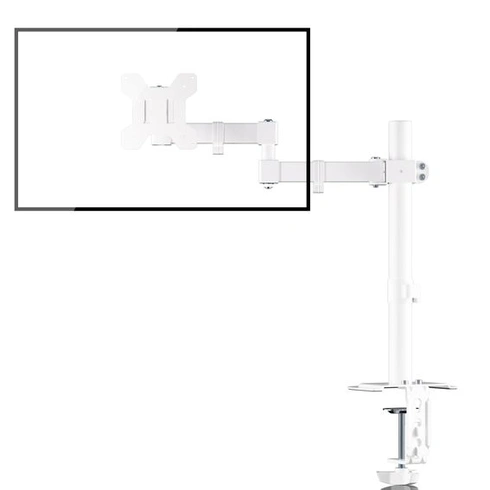 Držák monitoru Bracwiser, rameno pro jeden monitor, výškově nastavitelný otočný stojan na monitor