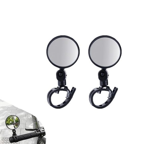 Zrkadlá na bicykel (2 kusy) – HD otočné 360° sklopné spätné zrkadlá na riadidlá 20–38 mm, univerzálne