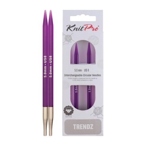 Vymeniteľné kruhové ihlice KnitPro Trendz 5