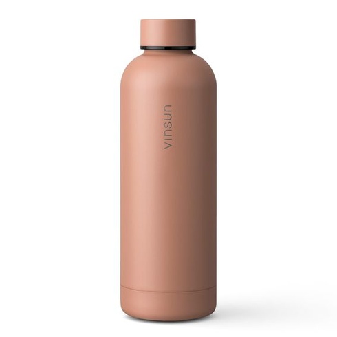Termoska Vinsun 500ml telová - nepriepustná, vhodná pre sýtené nápoje - nerezová oceľ, dvojstenná