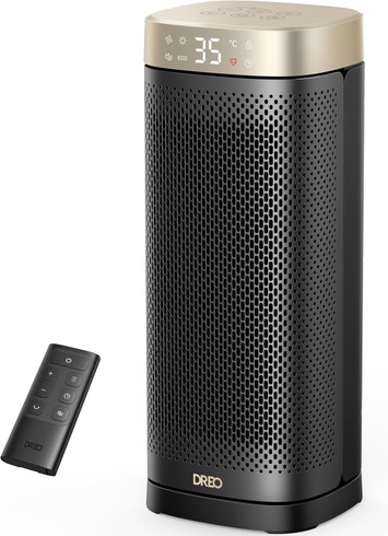 Topný ventilátor Dreo černý 2000 W