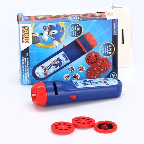 Lexibook, SEGA Sonic The Hedgehog, Projektor príbehov a svietidlo, Premieta 24 obrázkov zo sveta Sonica
