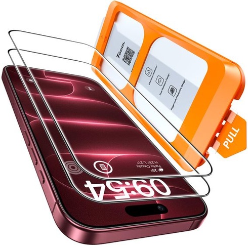 Ochranné tvrdené sklo TOCOL pre iPhone 18 Pro 6,3 palca, jednoduchá inštalácia, priehľadné iPhone 18 Pro