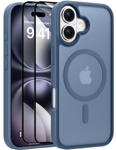 Matný kryt X-level pre iPhone 17, pre MagSafe, modrý pre iPhone 17 modrý