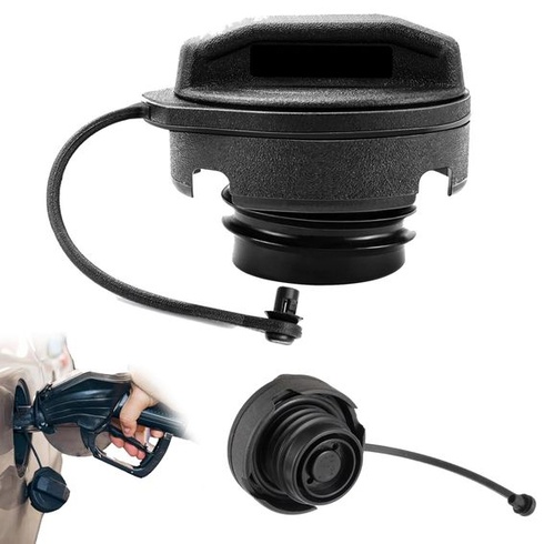 Viečko palivovej nádrže s poistným pásikom, náhrada pre VW Polo 9N, Golf 4/5/6, Passat, Audi A4, A6,