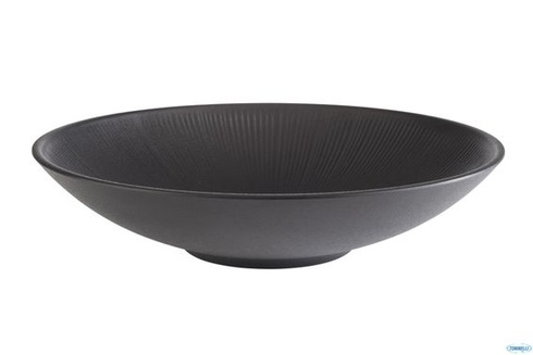 APS 85062 Miska NERO, melamin, 2,2 l, Ø 30 cm, výška 7 cm, černá Ø 30 cm, výška 7 cm Miska