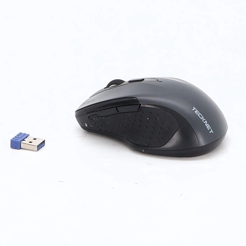 TECKNET Bluetooth myš, 4800 DPI bezdrôtová ergonomická myš (tri-režimy: BT 5.0/3.0+2.4G), výdrž