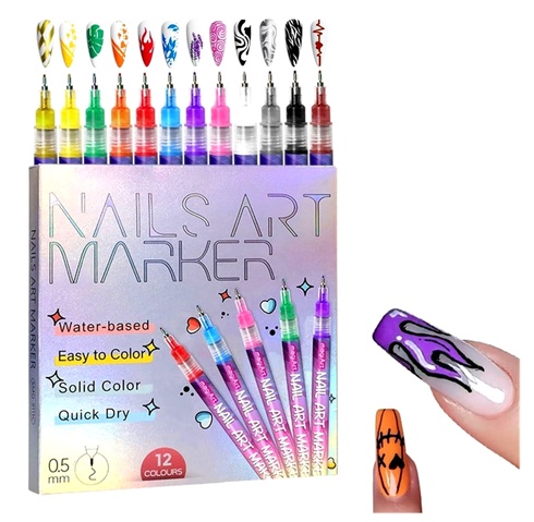 Sada farieb na nechty Fixy Nail art 12ks