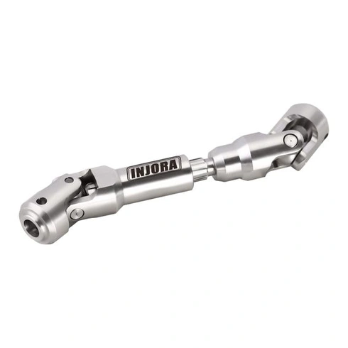 INJORA nerezový hnací hriadeľ pre SCX10 TRX4 1/10 RC crawler 84-102 mm