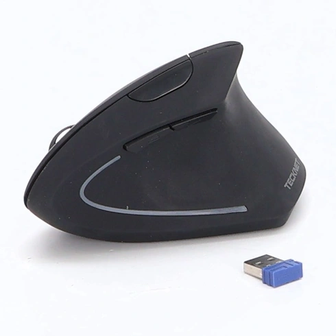 TECKNET bezdrátová vertikální ergonomická myš, 4800 DPI 5 tlačítek bezdrátová optická myš, 2,4G USB