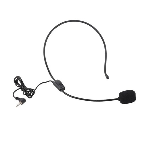 Kondenzátorový mikrofon s hlavicí, 3,5mm hlavice, pro hlasové zesilovače, reproduktory