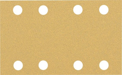 Brúsny papier Bosch EXPERT C470, 80x133 mm, zrnitosť 80, 8 otvorov, 10dielna sada. Zrnitosť 80