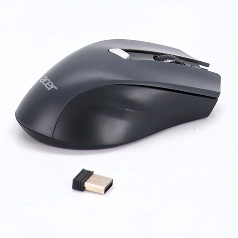 Bezdrôtová myš Acer, ergonomická bezdrôtová myš 2,4 GHz s rozlíšením 1600 DPI, bezdrôtová myš s