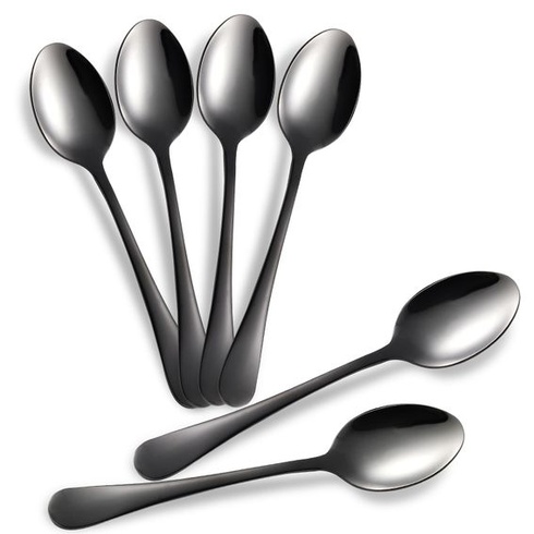 Sada čajových lyžičiek, 6 kusov, mini kávové lyžičky z nerezovej ocele, 12 cm (4,7 palca), espresso