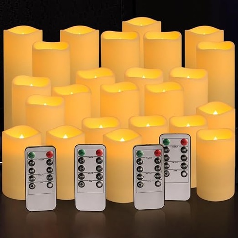 Sada LED sviečok LIVEN A01